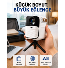 Ultra HD Çözünürlüklü Taşınabilir Projektör – 1920x1080 Piksel Görüntü Kalitesi Yeni Nesil