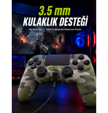 LED Işıklı Oyun Kolu – Durum Göstergeli Şık Tasarım