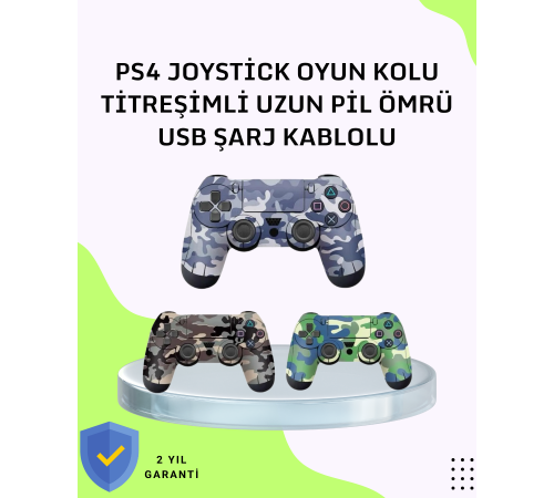 Uzun Pil Ömürlü Oyun Kolu – USB ile Hızlı Şarj Desteği