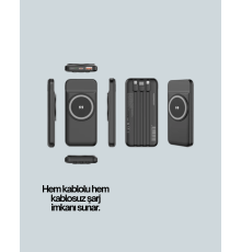 Kompakt Tasarım, Güçlü Performans – 10000mAh Kablosuz Powerbank