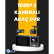Çok Açılı Araç İçi DVR | Ön İç Arka Kamera, Döngü Video Kaydı