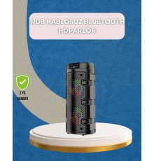 USB, SD Kart ve AUX Girişli Taşınabilir Hoparlör