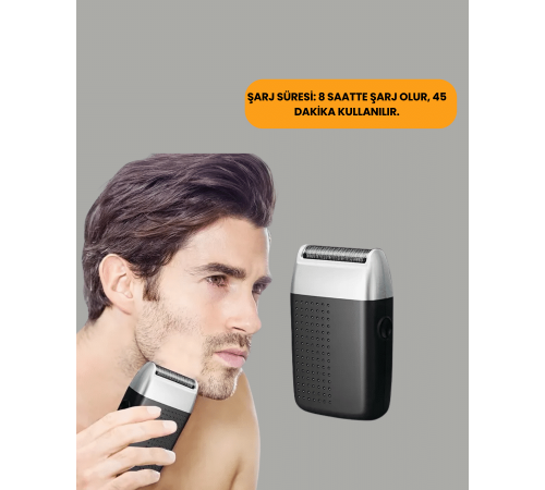 Sessiz, Güçlü ve Şık: Erkeklere Özel Şarjlı Tıraş Makinesi