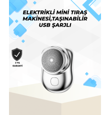 Islak-Kuru Kullanımlı Suya Dayanıklı Mini Tıraş Cihazı