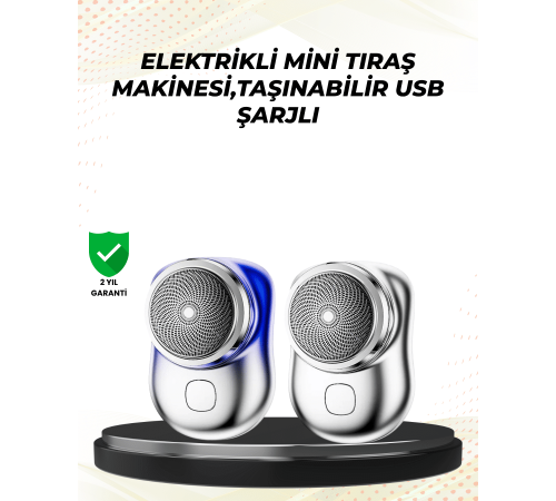 Tüm vücut bölgelerinde kullanılabilen küçük boy tıraş cihazı