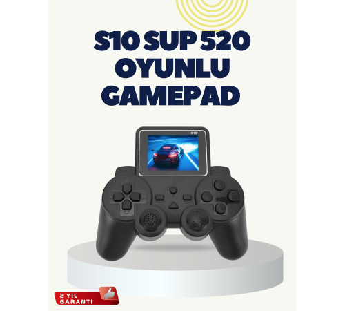 HDMI Destekli S10 Gamepad 520 Oyunlu TV’ye Bağlanabilir Atari 2025 Model