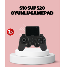 HDMI TV Bağlantılı Orijinal S10 Gamepad 520 Oyunlu 2025 Seri Oyun Konsolu
