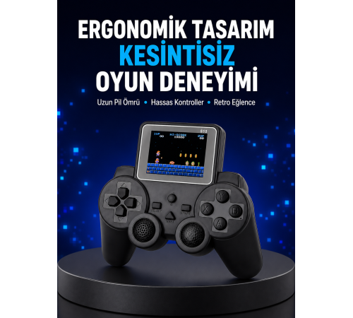 2025 S10 Gamepad 520 Klasik Retro Oyunlu TV Bağlantılı A Kalite Orijinal Yeni Nesil