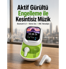 Gürültü Engelleyici Uzun Pil Ömürlü Stereo Bluetooth Kulak İçi Kulaklık
