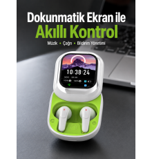 Dokunmatik Ekranlı Aktif Gürültü Azaltma Özellikli Kablosuz Kulaklık V5.4