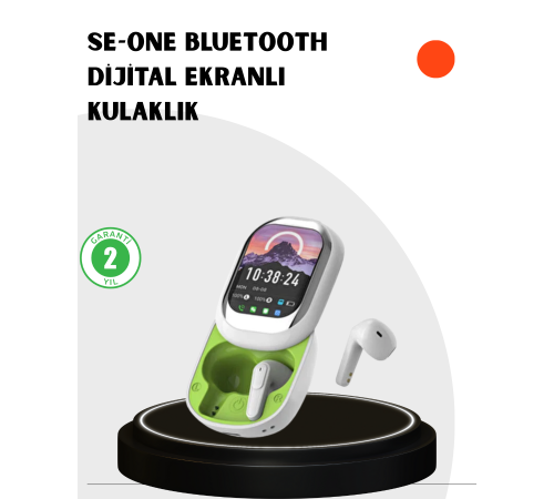 Kayar Kapaklı Şarj Kutusu Ve Dokunmatik Ekranlı Bluetooth Stereo Kulaklık