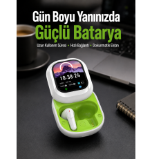 Kayar Kapak Tasarımlı Dokunmatik Ekranlı Kablosuz Bluetooth Kulaklık