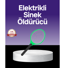 Çocuk ve Evcil Hayvan Dostu Elektrikli Sinek Raketi | Güvenli Kullanım