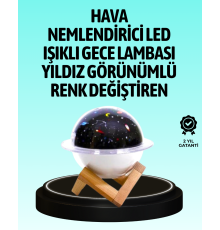 USB ile çalışan projektörlü aromaterapi nemlendirici masaüstü kullanım için uygun