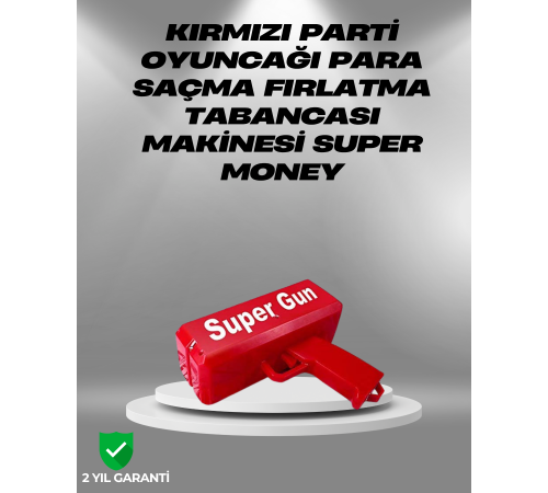Dolar Boyutunda Kâğıt Atışı Yapan Pil ile Çalışan Oyuncak Tabanca