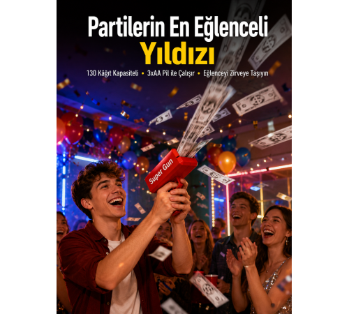 Partiler ve Sosyal Medya İçerikleri İçin Etkili Kâğıt Atma Oyuncağı Yeni Nesil