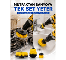 Profesyonel Matkap Ucu Temizlik Fırçası 3’lü Set