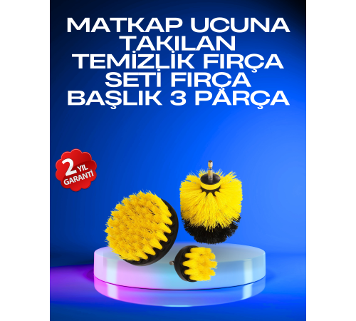 Profesyonel Matkap Ucu Temizlik Fırçası 3’lü Set