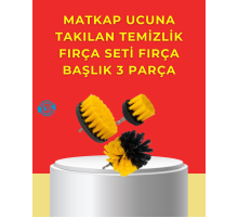 Matkap Ucu Temizlik Aparatı 3’lü Fırça Seti