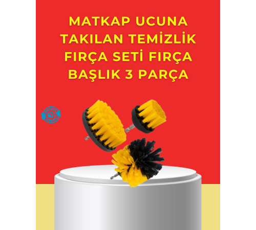 Matkap Ucu Temizlik Aparatı 3’lü Fırça Seti