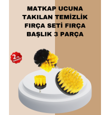 3’lü Matkap Ucu Fırça Takımı Zorlu Kirler İçin