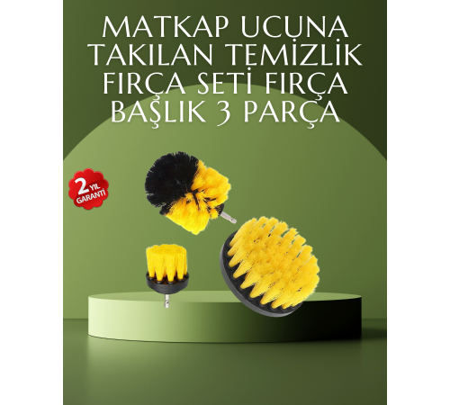 Matkap Ucu Temizlik Fırçası Seti Ev ve Araç İçin