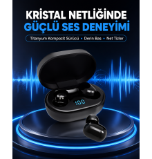 Titanyum Hoparlörlü Kablosuz Bluetooth Kulaklık Yeni Nesil