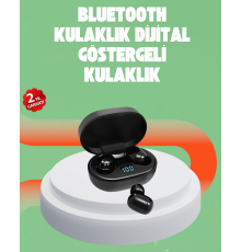 Bluetooth 5.0 Kulaklık – LED Ekranlı Şarj Kutusu