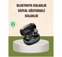 LED Ekranlı Şarjlı Kablosuz Kulak İçi Kulaklık
