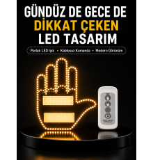 Araç İçin Eğlenceli LED El İşareti Işığı
