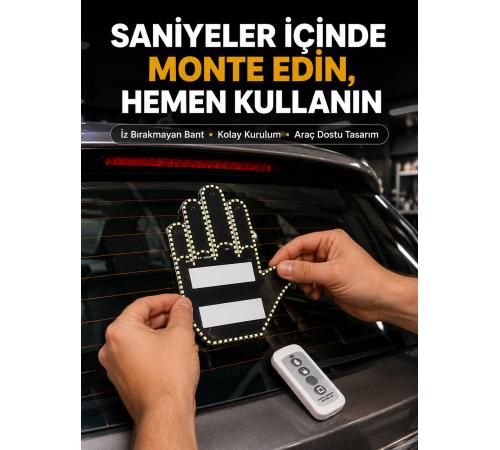 203 LED’li Yüksek Görünürlüklü Jest Işığı