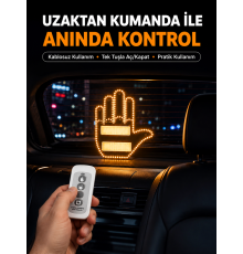 Naylon Bantlı Kolay Montajlı Araç Jest Işığı