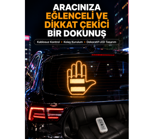 Uzaktan Kumandalı Çok Fonksiyonlu Araç Led Işığı