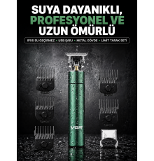4 Limit Taraklı IPX5 Su Geçirmez Saç Kesme Makinesi