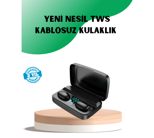 Yüksek Ses Kaliteli A10s TWS Bluetooth 5.0 Kablosuz Kulaklık