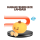 Dekoratif Pumpkin Gece Lambası Şarjlı Dokunmatik LED Işık