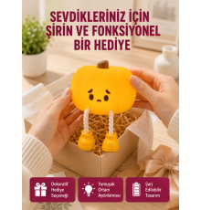 Şarjlı Pumpkin LED Masa Lambası Zamanlayıcılı Dokunmatik Yeni Nesil