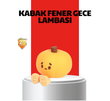 Pumpkin LED Night Light Dokunmatik Şarjlı Silikon Gece Lambası