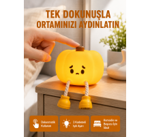Silikon Pumpkin Night Light Telefon Tutuculu LED Lamba Yeni Nesil