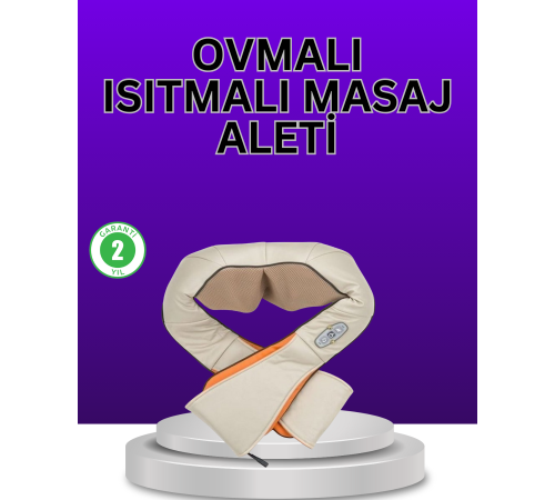 Isıtma Fonksiyonlu Ovmalı Boyun Omuz ve Vücut Masaj Cihazı Rahatlatıcı