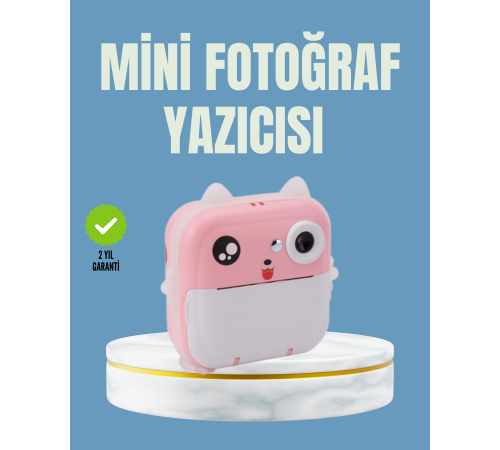 Anında Baskı ve Yüksek Çözünürlüklü Çift Lensli Fotoğraf Makinesi