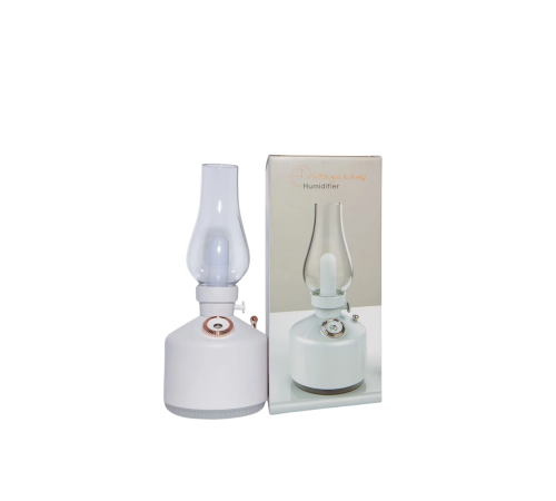 USB Şarjlı Gaz Lambası Modeli Nano Mist Aromaterapi Nemlendirici 280 ml