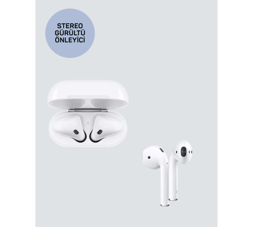 iPhone 11 12 13 14 15 Pro Max Uyumlu TWS Kulaklık Gürültü Önleyici Stereo Ses
