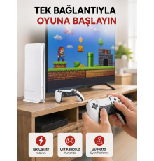 20.000 Klasik Oyun Dahili Kablosuz Kontrollü Oyun Kutusu