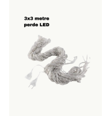 3x3 LED Işık Perdesi Şelale Model İç Dış Mekân Dekorasyonu