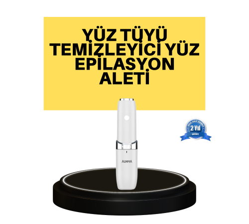 LED Işıklı Yüz Epilasyon Aleti Hassas ve Ağrısız Tüy Alma
