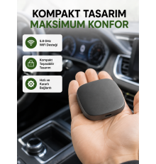 Android Auto Kablosuz Dönüştürücü Hızlı Eşleşme ve Sesli Asistan Destekli Yeni Nesil