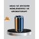 Aromaterapili Araç İçi Difüzör USB Bağlantılı ve Yıldız Işıklı