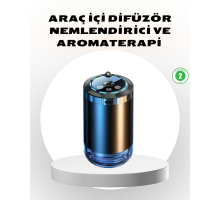 Araç İçi Difüzör Yıldız Projeksiyonlu ve Aromaterapi Özellikli