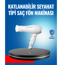 Çift Isı ve Hız Ayarlı Katlanabilir Saç Kurutma Makinesi